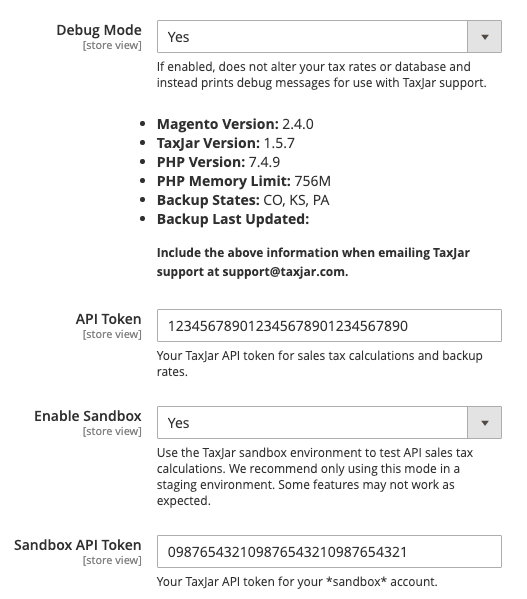 Magento TaxJar Debug Mode