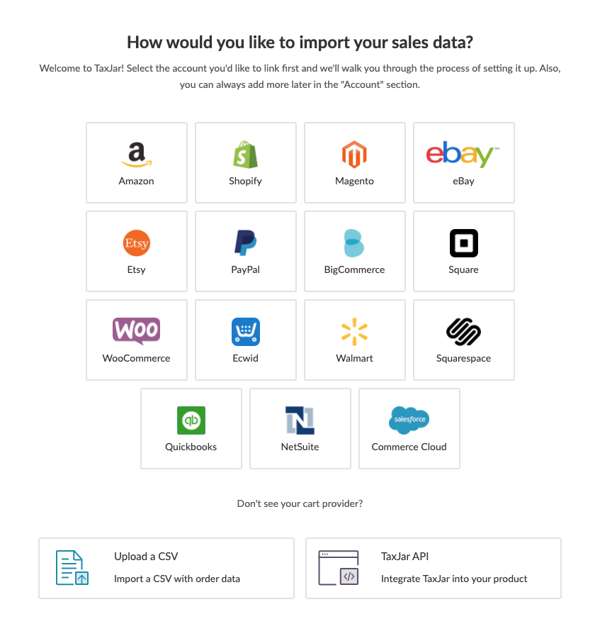 Connect TaxJar to Square Screenshot